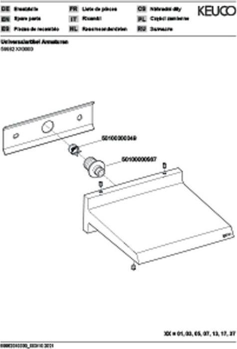 Actual product image Keuco Waterfall shower METIME SPA Ausldg 169mm vc