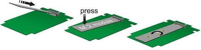 Produktbild Delock M.2 zu SATA 7Pin Adapter