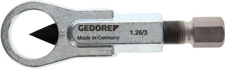 Actual product image Gedore Nut splitter for M16-M24 nuts, with chisel stop, up to strength class 6, M22x1.5, 1.26/3