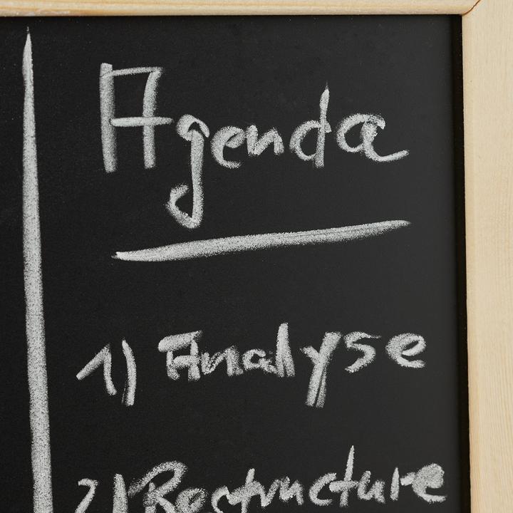 Actual product image Relaxdays Chalkboard with Frame (40 x 2 x 30 cm)