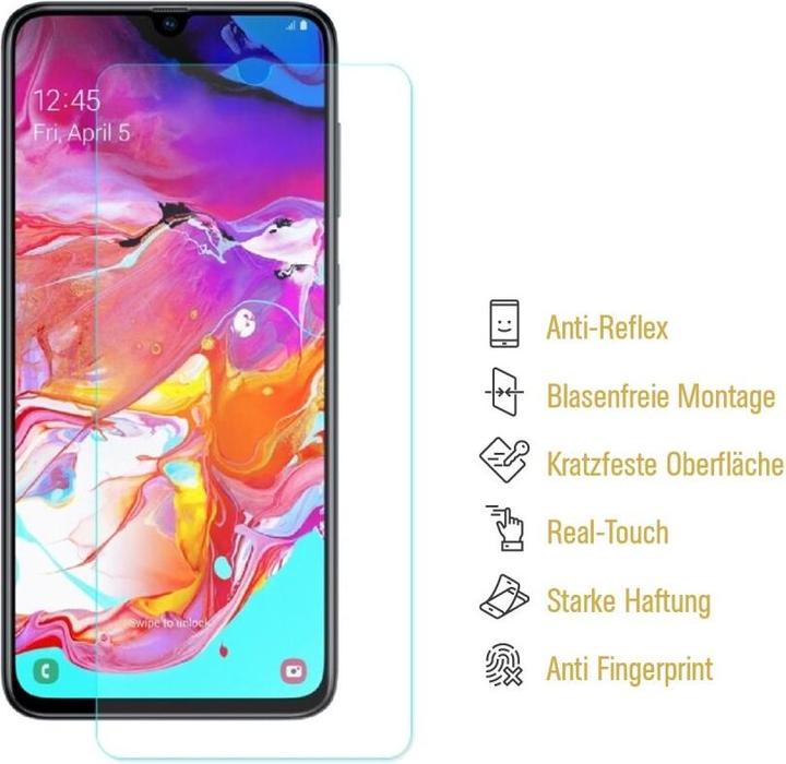 Produktbild Protectorking 6x Panzerfolie Anti-Shock matt entspiegelt (6 Stück, Samsung Galaxy A70)