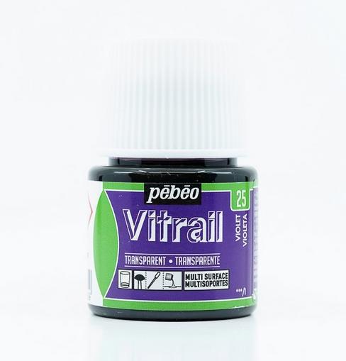 Productafbeelding Pebeo Vitrail Transparante Kleuren (Donkerpaars, 45 ml)