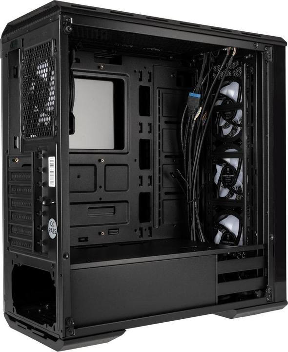 Actual product image Kolink Levante V2 ARGB Black Midi Tower (ATX, mATX, Mini-ITX, E-ATX)