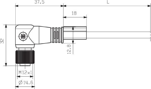 Actual product image Weidmüller SAIL-M12WM12W-CD-80A (8 m)
