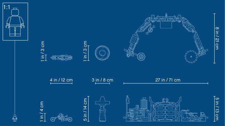 Produktbild LEGO Hauptquartier der Motorradfahrer (70640, LEGO Ninjago)