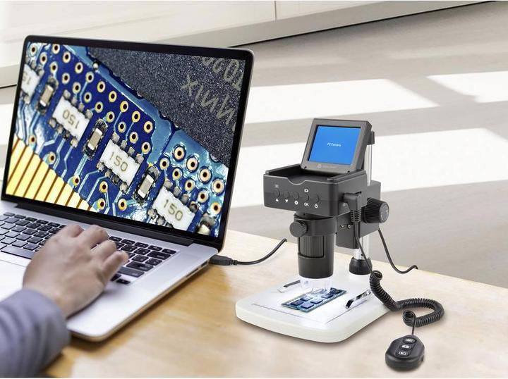 Actual product image Toolcraft USB microscope