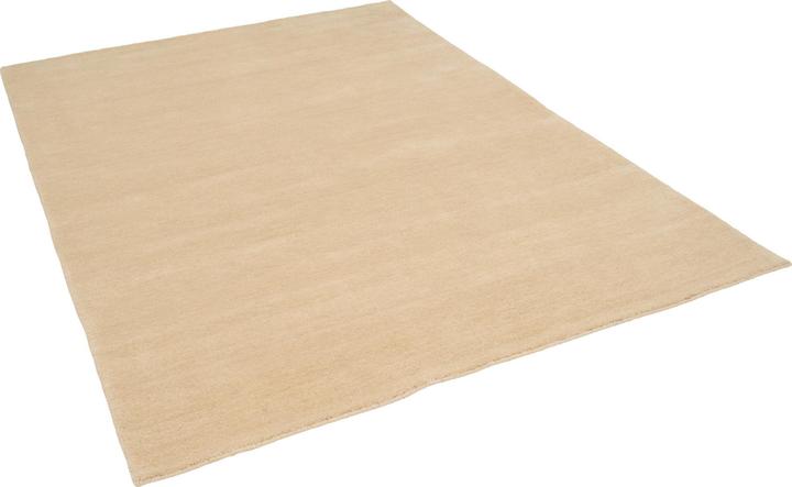 Produktbild Pergamon Wolle Natur Teppich Gabbeh Einfarbig (140 x 200 cm)