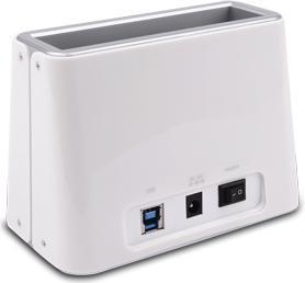 Image du produit Land A06-DK42 unité de stockage station d'accueil Blanc