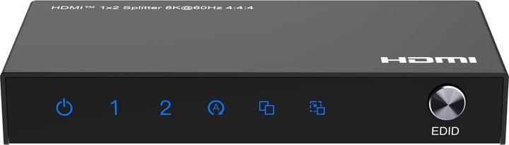Actual product image MicroConnect 8K@60Hz HDMI Splitter 1x2