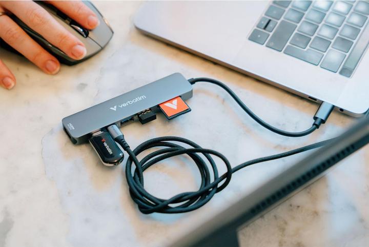 Produktbild Verbatim Plectra Black 64GB USB-C Flash Drive 30224 (64 GB, USB-C)