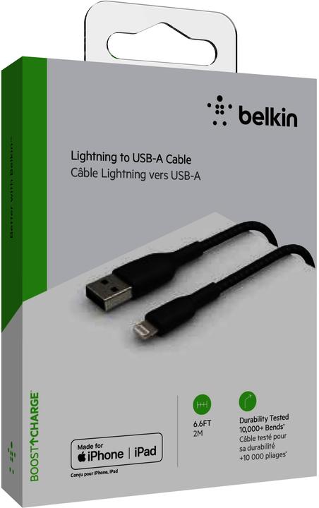 Produktbild Belkin USB A – Lightning (2 m, USB 2.0)