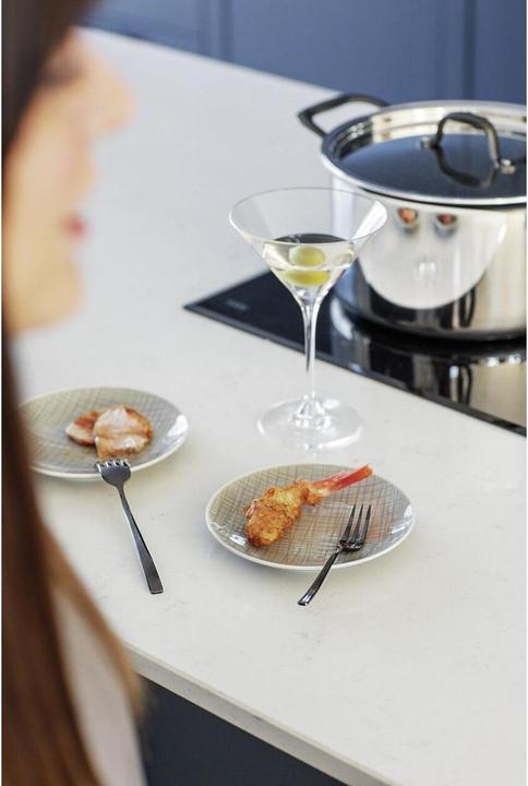 Actual product image Sambonet Cake fork skirt 6 pieces, Black (6 Piece, Pitchfork)