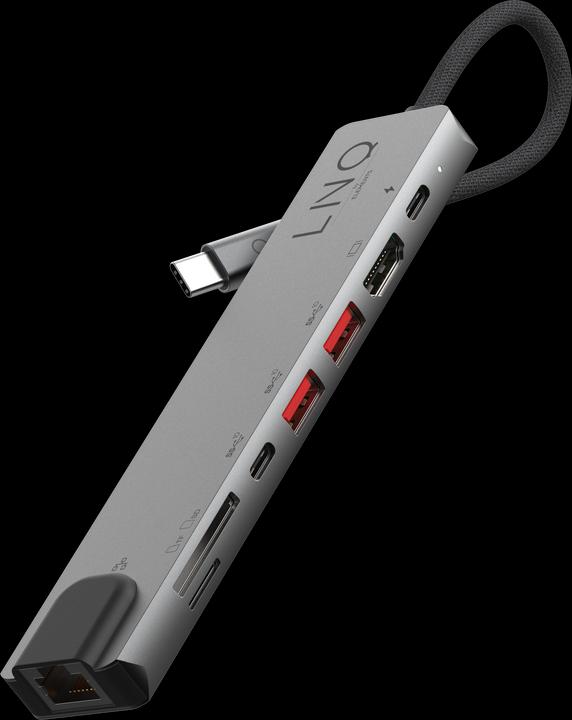 LINQ Connects 8 in 1 Hub Pro (USB-C, 1 Ports)