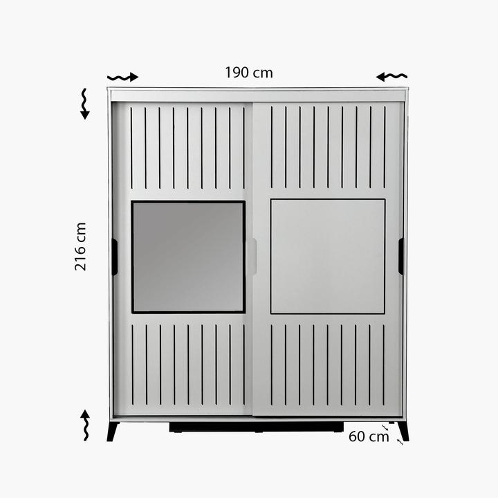 Produktbild Hanah Home Aydin (190 x 60 x 216 cm)