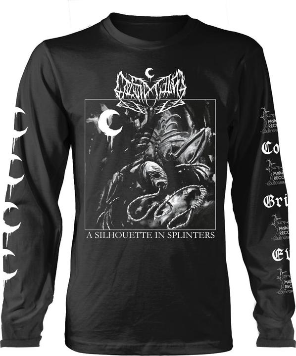 Universal Textiles Leviathan Unisex Erwachsene Silhouette Langarm T-Shirt, Schwarz, XXL (XXL)
