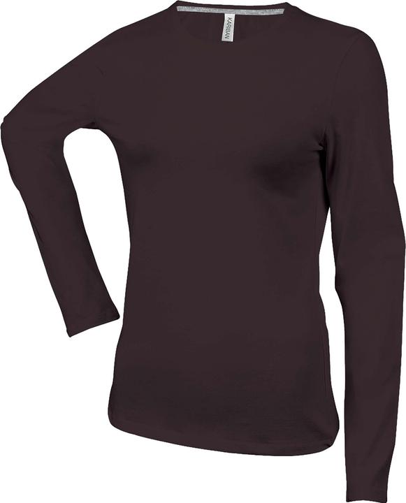 Kariban langarm-t-shirt für en col rond (XL)