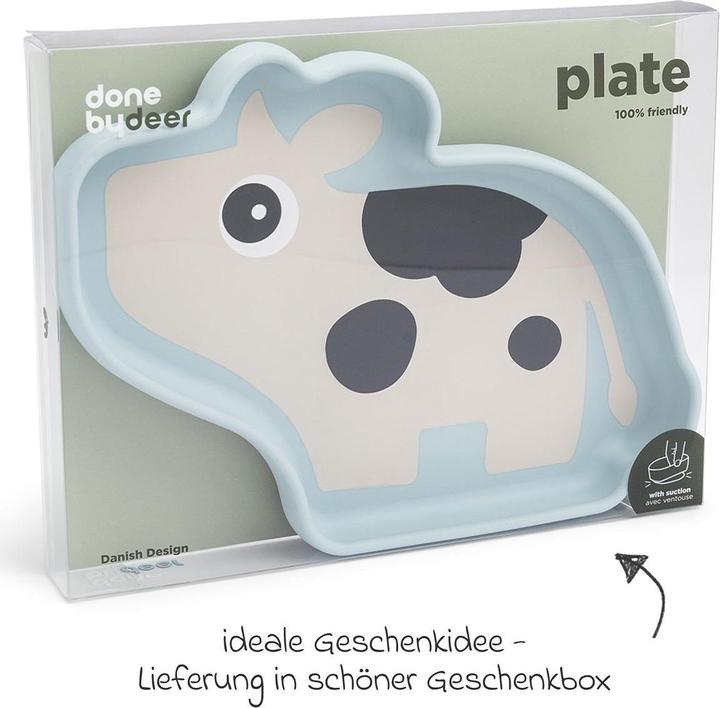 Produktbild Done by Deer Kinderteller & Breischalen Silikon-Esslern-Teller mit Saugfuss Stick