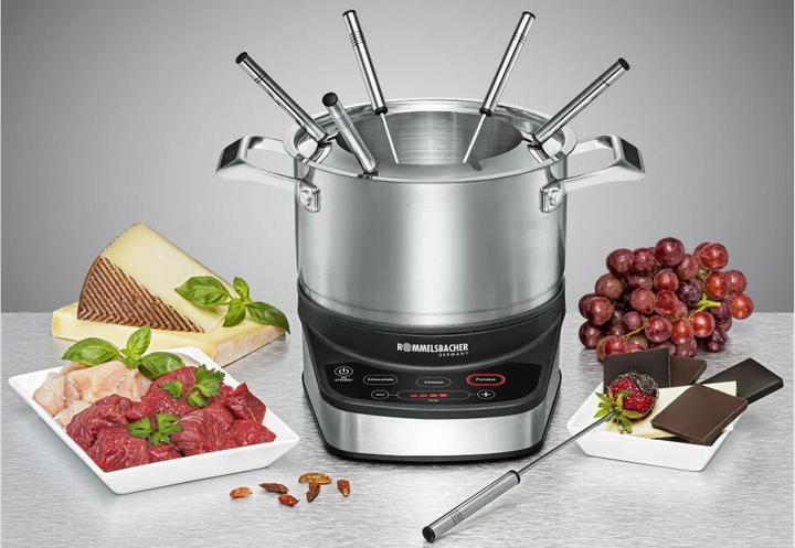 Image du produit Rommelsbacher All-in-One 20.F 1200 (Fondue au chocolat, Fondue au fromage, Fondue chinoise, Fondue bourguignonne)