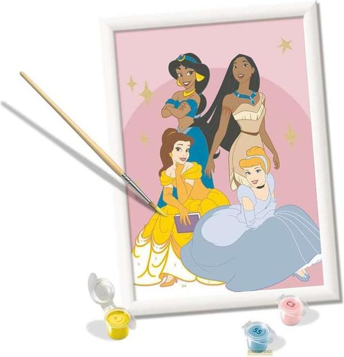 Actual product image Ravensburger Painting by numbers 23766 - Disney Princesses - Children aged 9 and over