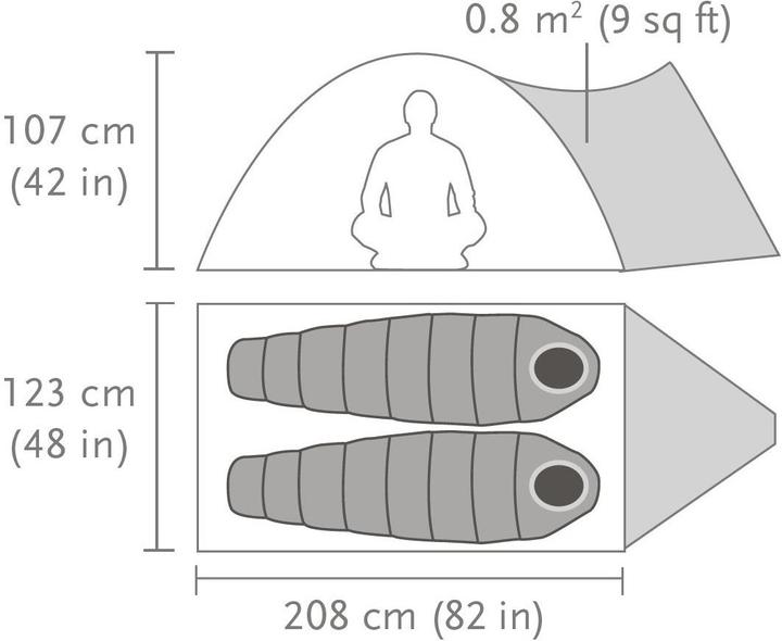 Produktbild Black Diamond Firstlight Tent (Kuppelzelt, 1.28 kg, 2 Personen)