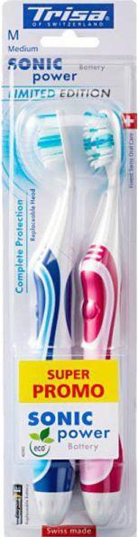 Produktbild Trisa Sonicpower Akku Complete Protection medium DUO (Mittel, 1 x)