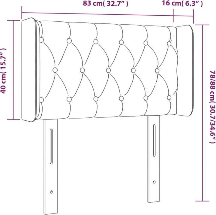 Produktbild VidaXL Gianna (83 x 16 x 88 cm)