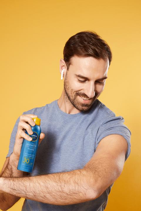 Actual product image NIVEA Dry Protect (Sun spray, SPF 50, 200 ml)