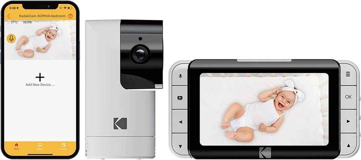 Actual product image Kodak Cherish C525P Smart Baby Monitor (Video & Audio)