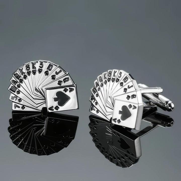 Produktbild X-Tac Poker King Manschettenköpfe (Metall)