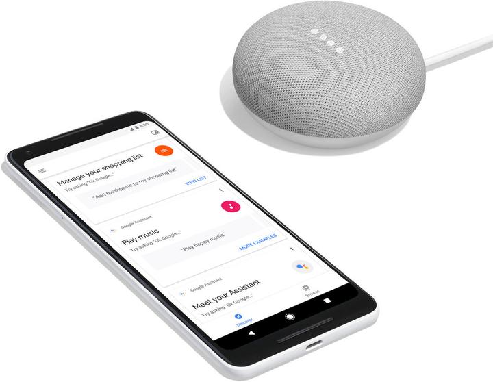Actual product image Google Home Mini (Google Assistant, IFTTT)