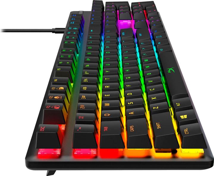 Actual product image HyperX Alloy Origins Mechanical Gaming Keyboard, US Layout, Blue Switch (US, Cable)