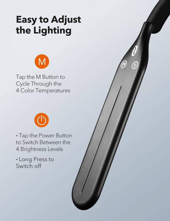 Actual product image Taotronics TT-DL072 Floor lamp white 10 W (500 lm)