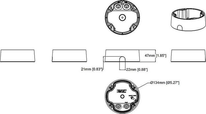 Produktbild Axis TP1602-E CONDUIT BACK BOX FOR (Gehäuse)