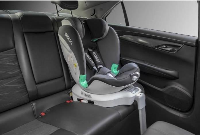 Actual product image Sparco SK6000I-GR Gray (Reboarder, ECE R129/i-Size Standard)