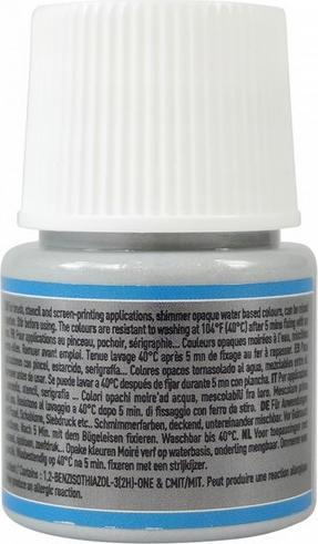 Image du produit Pebeo Setacolor opaque (Argent chatoyant, 45 ml)