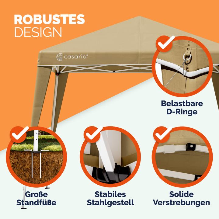 Image du produit Casaria Tonnelle pliante (300 cm, 300 cm)