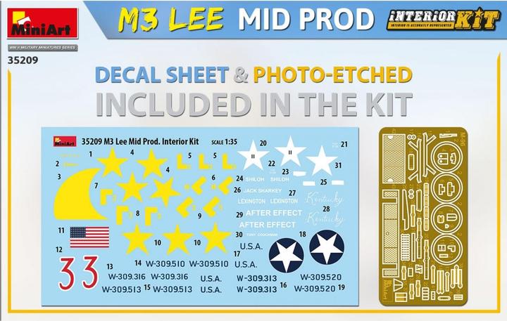 Image du produit Mini art Kit intérieur M3 Lee Mid Prod.