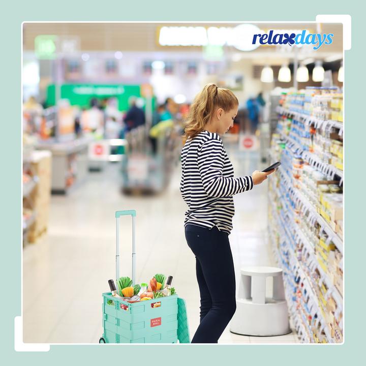 Actual product image Relaxdays shopping cart