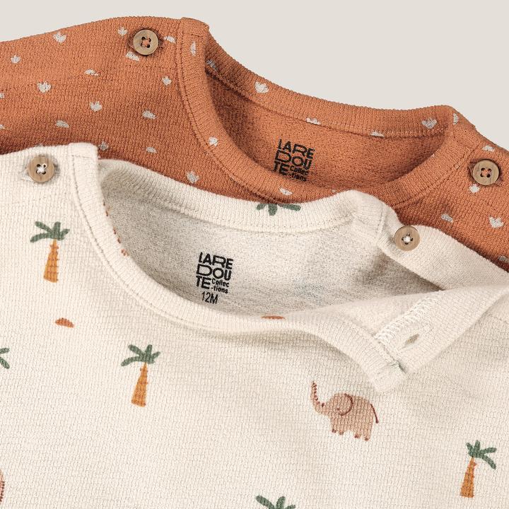 Produktbild La Redoute Collections 2er-Pack bedruckte Langarmshirts (68)