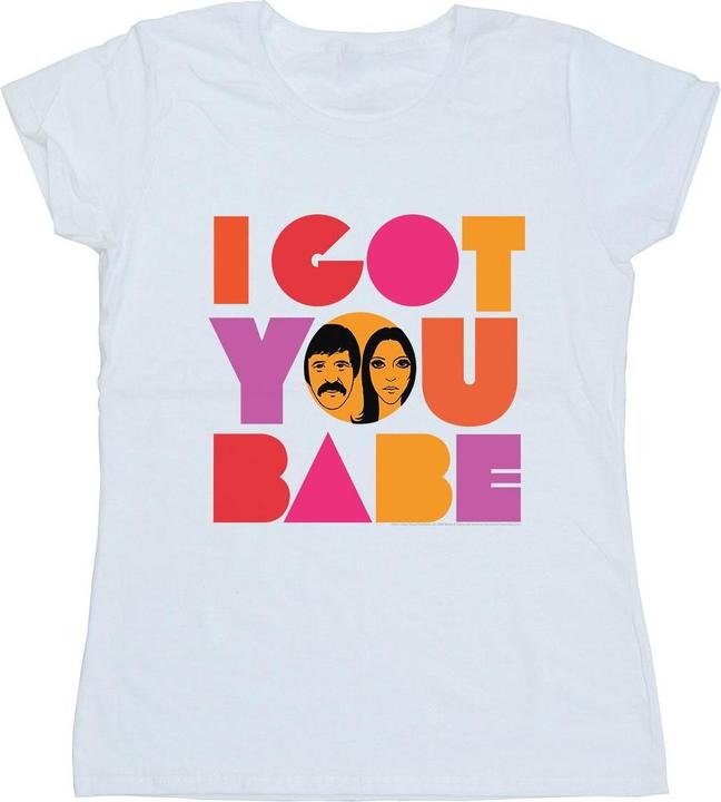 Immagine prodotto Sonny & Cher I Got You Maglietta Donna (XL)