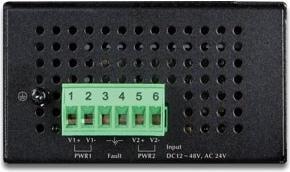 Immagine prodotto Planet Interruttore Ethernet IP30 Industrial 8 porte 10/100/1000T 2 porte 100/1000X SFP (8 Porti)