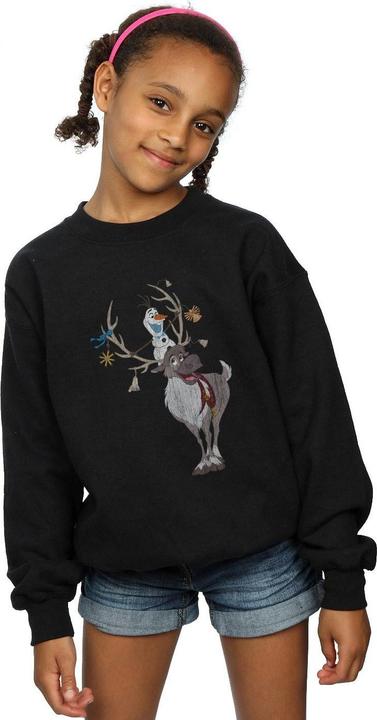 Immagine prodotto Disney Frozen Sven And Olaf Christmas Ornaments Felpa Ragazze (140, 146)