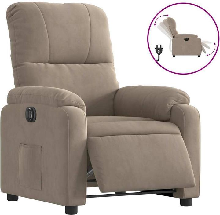 Productafbeelding VidaXL Relaxfauteuil elektrisch microvezel