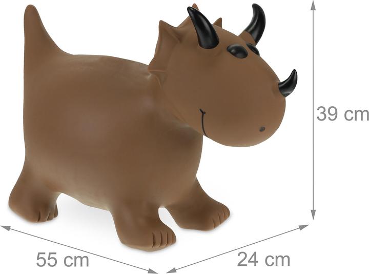 Actual product image Relaxdays Bouncy animal Dino