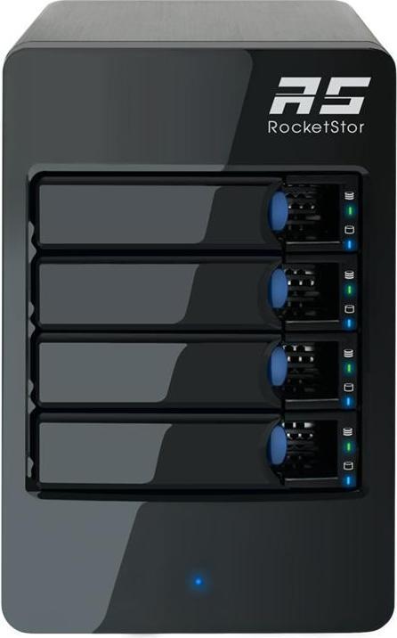 Produktbild HighPoint RocketStor 6414TS - Festplatten-Array - 4 Schächte (SATA-600) (2.5", 3.5")