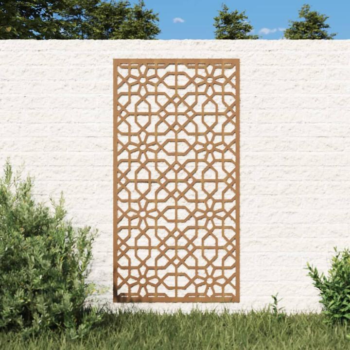 Image du produit VidaXL Décoration murale de jardin 105x55 cm acier corten Design mauresque (105 x 1 x 55 cm)