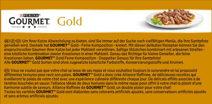 Immagine prodotto Gourmet Composizioni fini in oro (Adulto, 8 pz., 680 g)