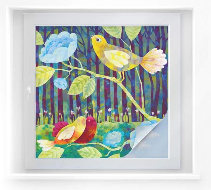 Produktbild Trenddeko Vögel im Wald (120 x 120 cm)
