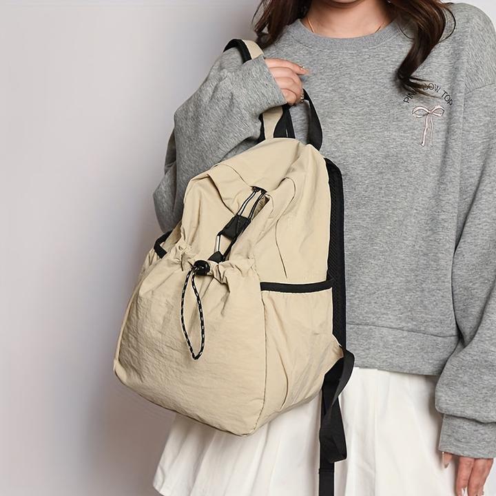 Produktbild Only-Bags.Store Verstellbarer Riemen Freizeitrucksack, leichte Reisetasche mit mehreren Seitentaschen, einfaches