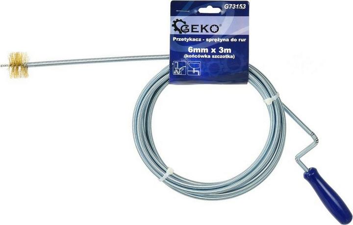 Produktbild GEKO Abtropfstift für die Abfallreinigung, 3m x O 6mm, Bürste am Ende